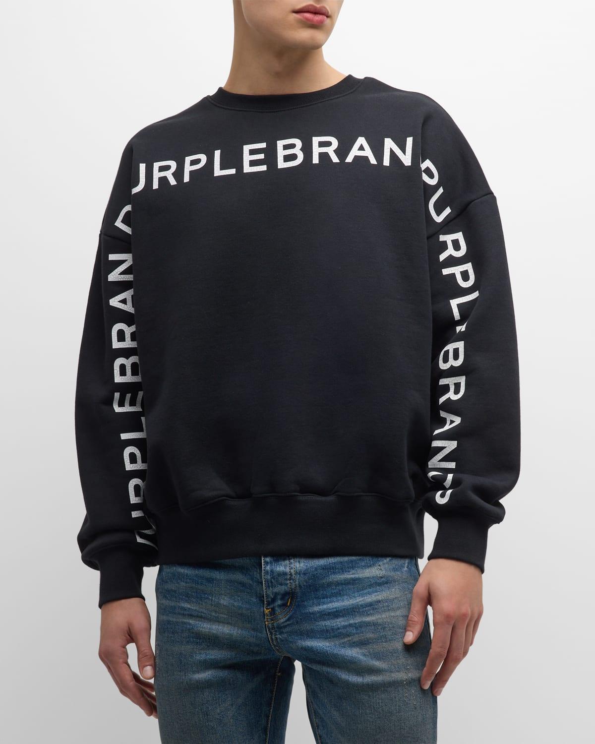 Mens Fleece Repeat-Logo Sweatshirt Product Image