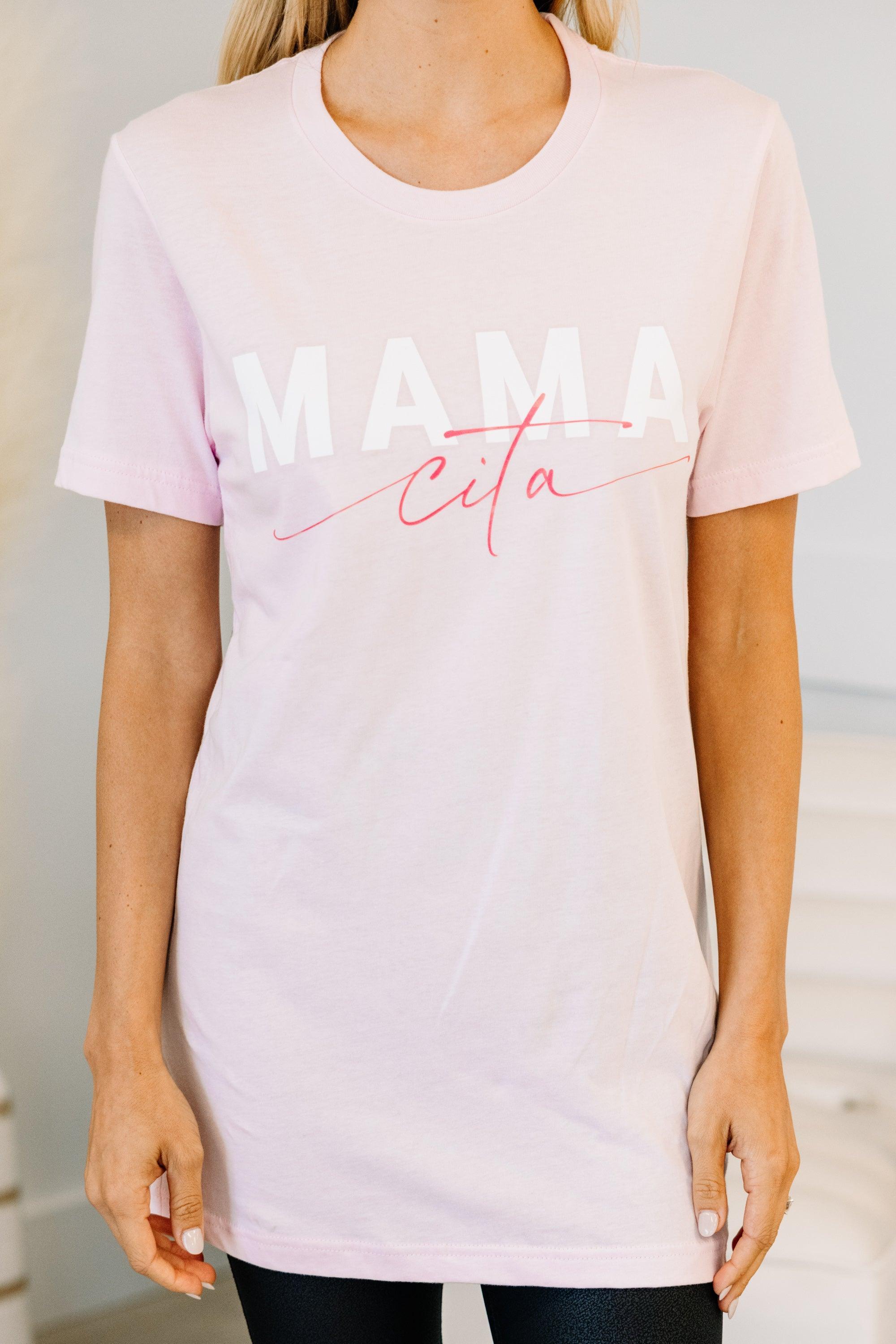 Mamacita Light Pink Graphic Tee Female Product Image