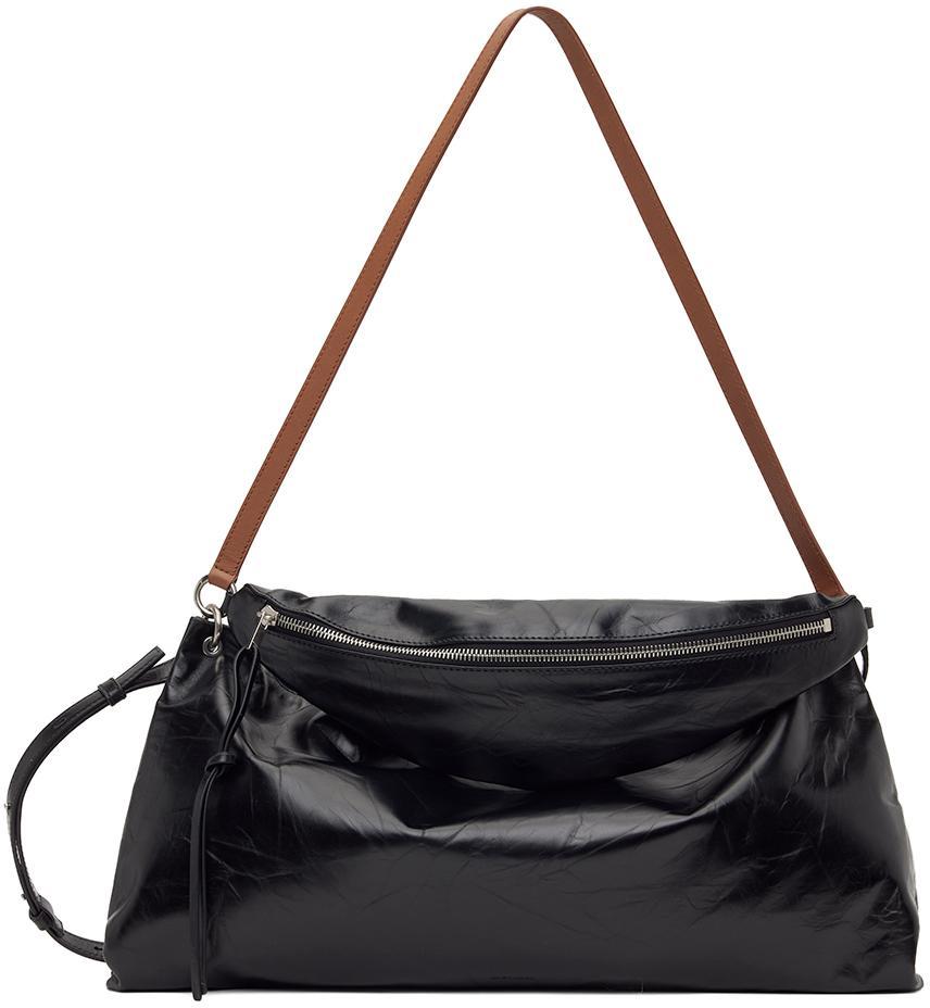 JIL SANDER Black Twin Crossbody Bag In 001 Black Product Image