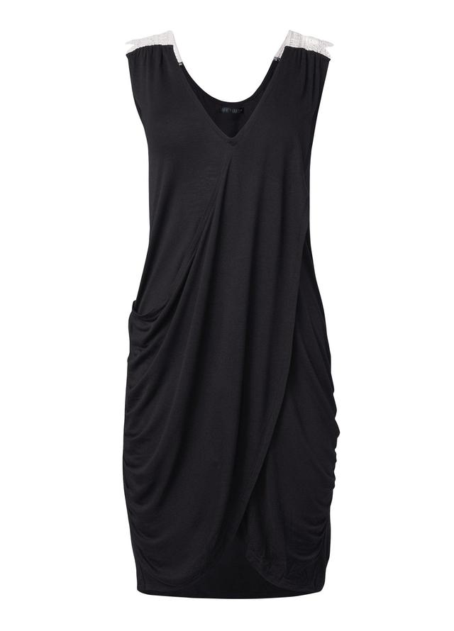 Overlay Cover-Up Dress - Black Beauty Product Image