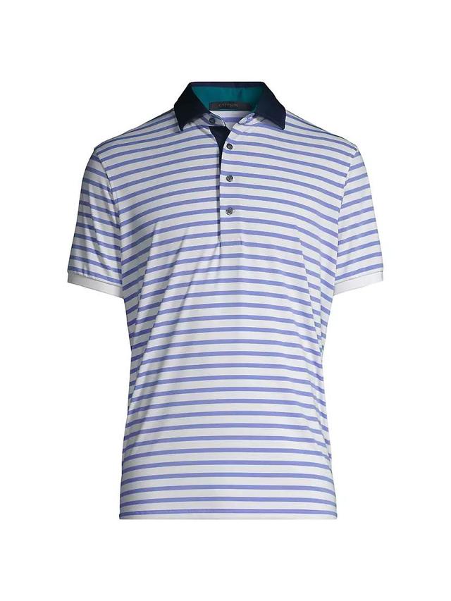 Savannah Striped Polo Shirt Product Image