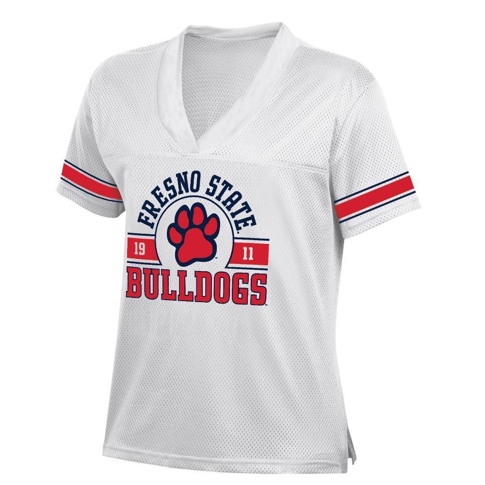 NCAA Fresno State Bulldogs Womens White Jersey Product Image