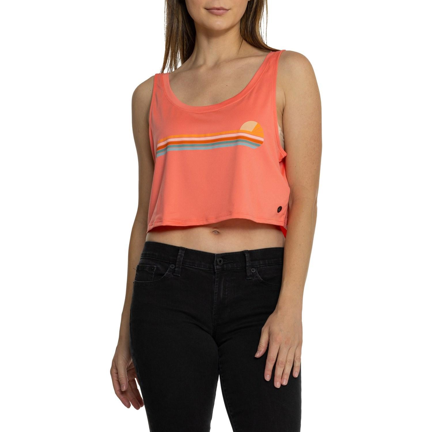 prAna Vibes Alpenglow Crop Tank Top Product Image