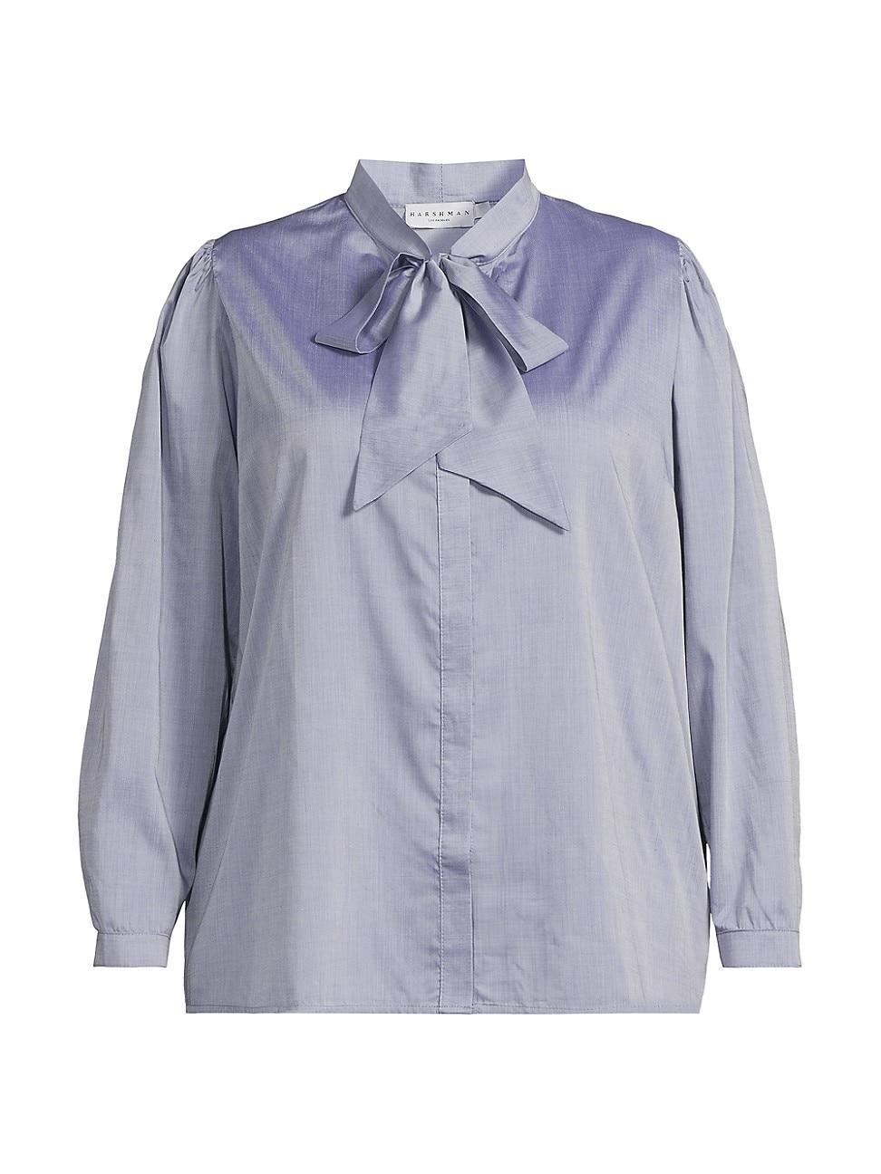 Womens Plus Aveline Tieneck Blouse Product Image