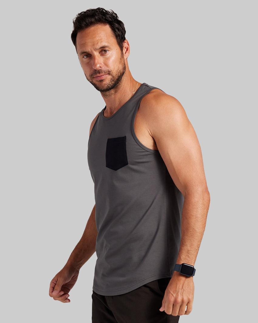 LUX Drop-Cut Pocket Tank Product Image