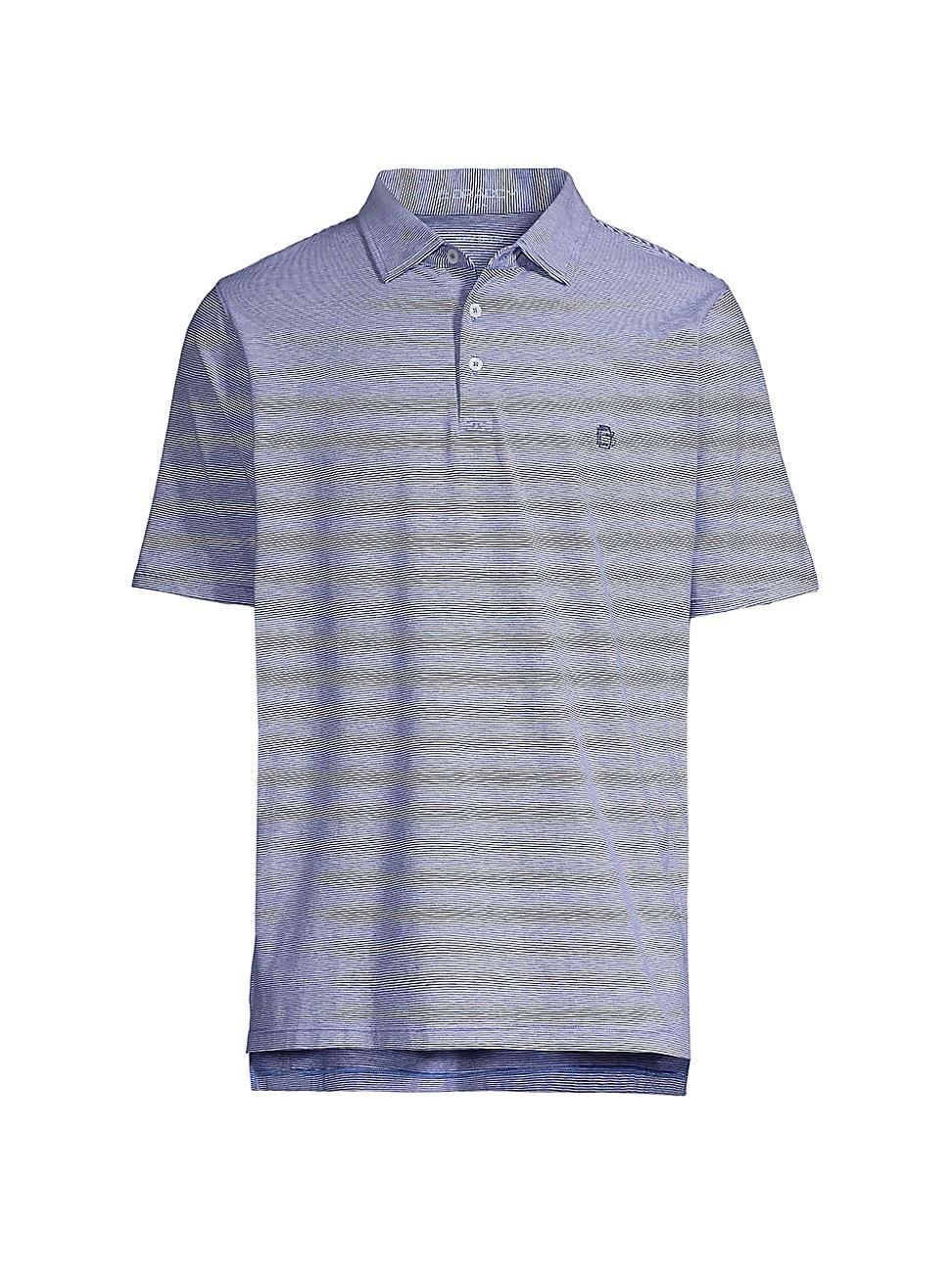 Mens Vin Micro Striped Polo Shirt Product Image