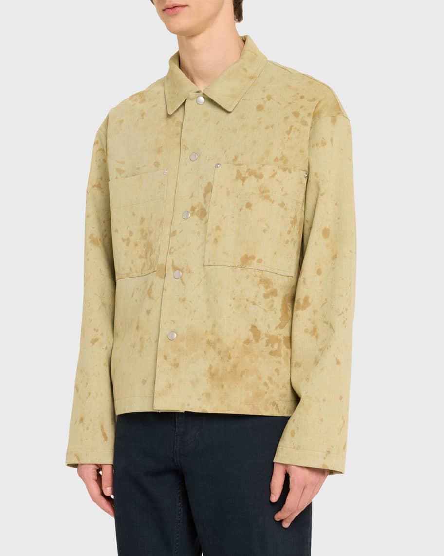 Men's Painted Denim Overshirt Product Image