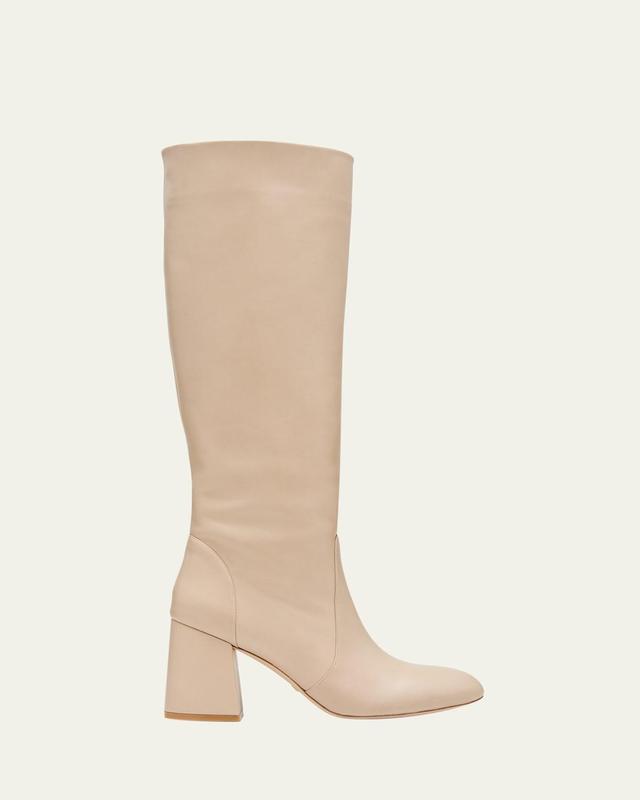 Stuart Weitzman Flare Block Heel Mid Calf Boot Product Image