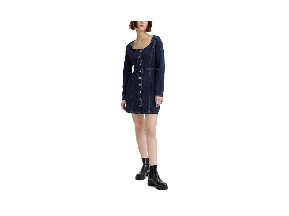 Levi's(r) Premium Veda Denim Dress (Cool Natasia Rinse 2) Women's Clothing Product Image