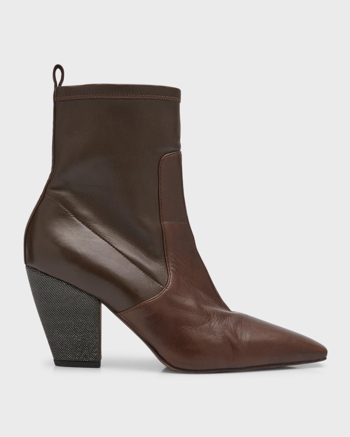 Brunello Cucinelli Monili Heel Bootie Product Image