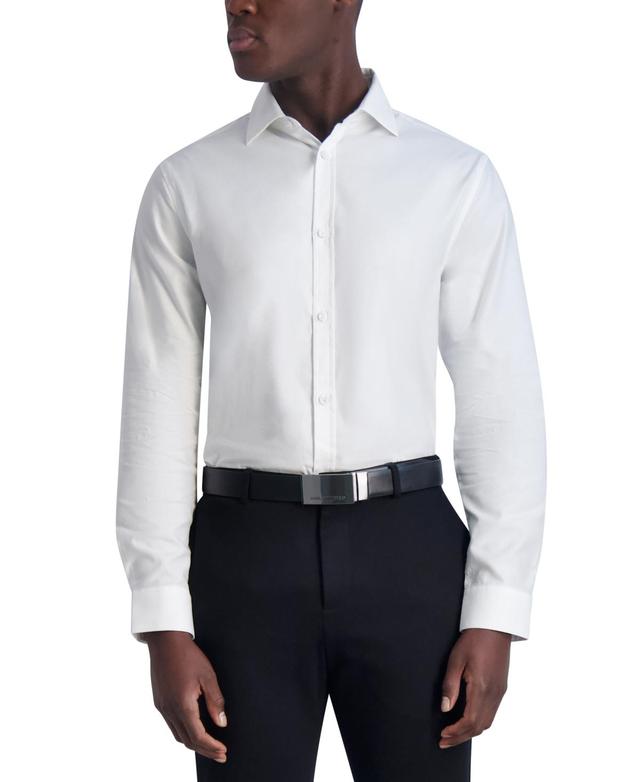 Karl Lagerfeld Paris Mens Slim-Fit Diamond Woven Shirt Product Image