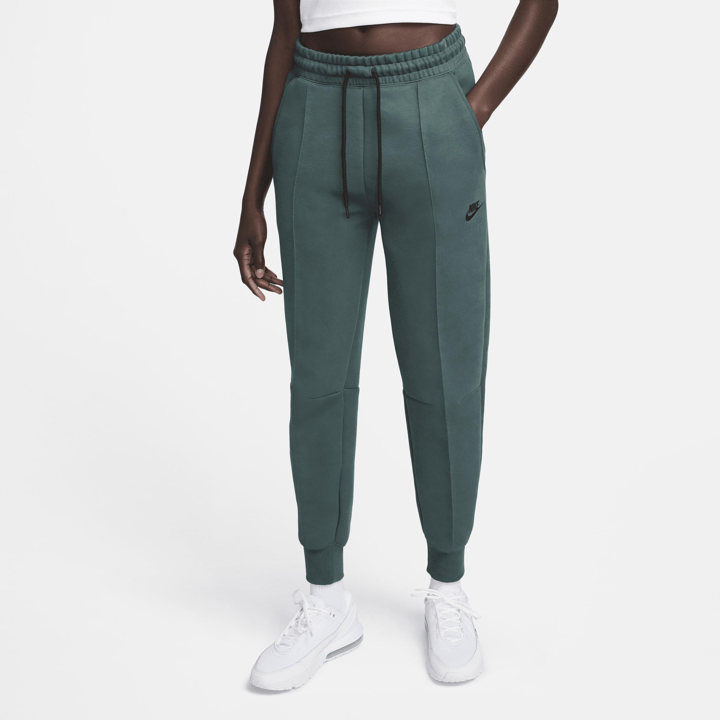 Nike Womens Nike NSW Tech Fleece MR Joggers - Womens Jungle/Black product image