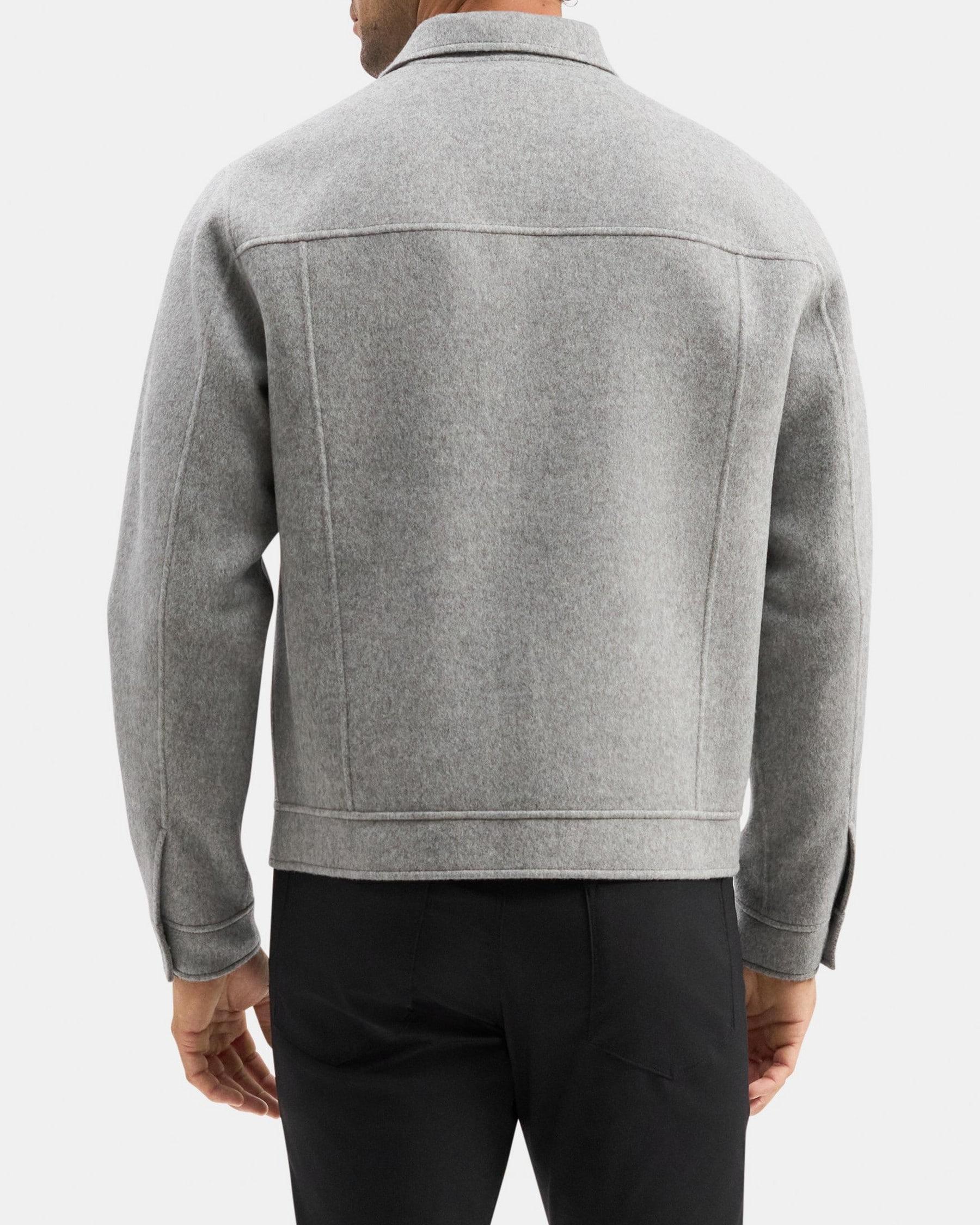 Trucker Jacket in Wool-Cashmere Product Image