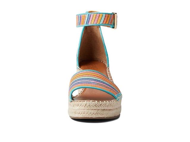 Franco Sarto Clemens Woven Stripe Platform Espadrille Wedge Sandals Product Image