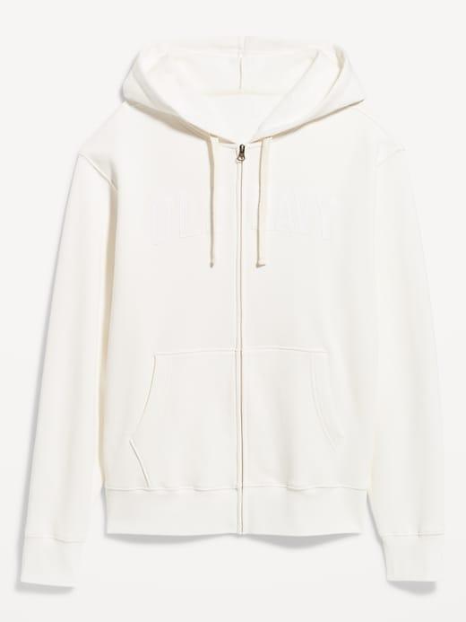 Oversized Logo Zip Hoodie Product Image