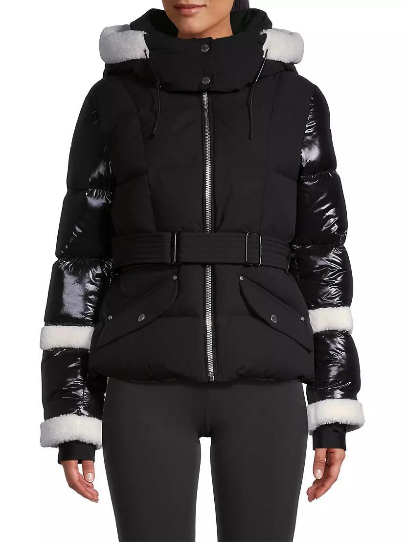 Audrey Belted Down Puffer Jacket Product Image