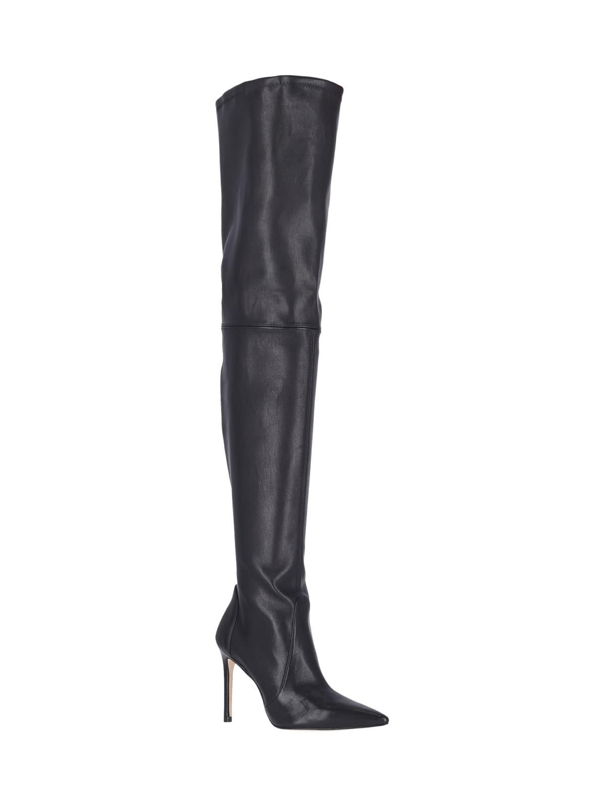 Ultrastuart 100 Stretch Pointed Toe Over The Knee Boot In Black Product Image