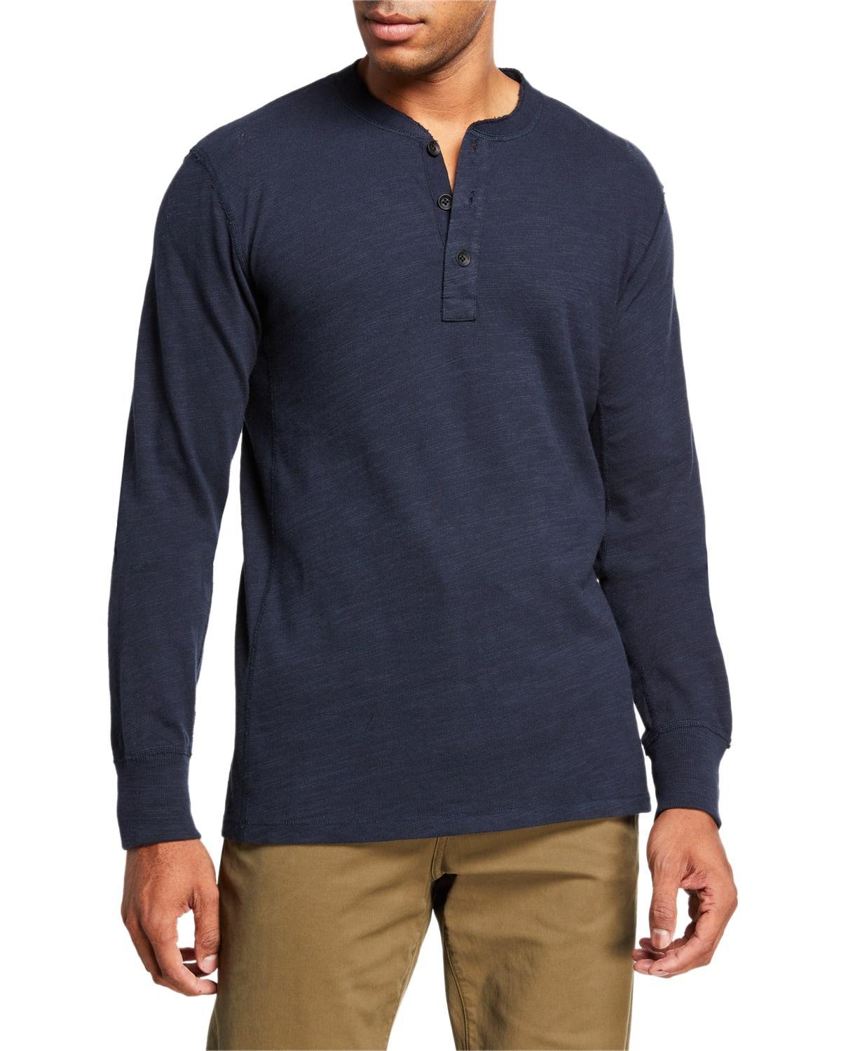 Rag & Bone Classic Henley White. (also in ). Product Image