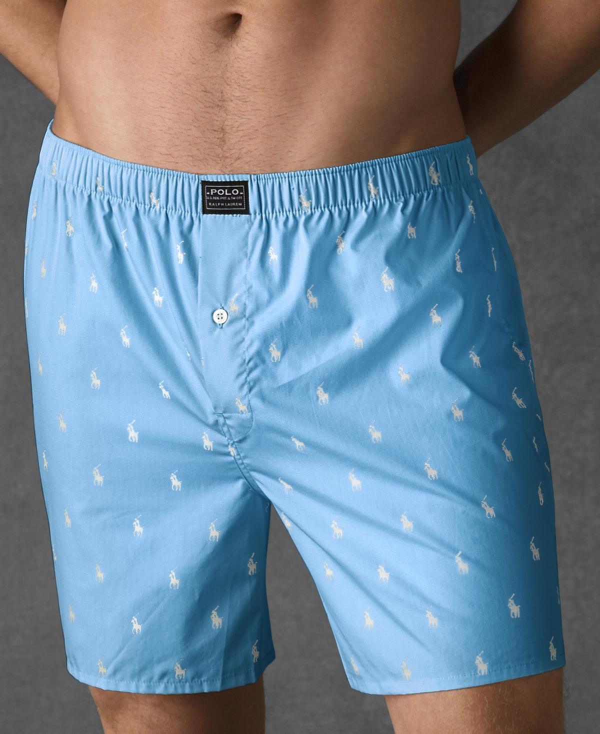 Polo Ralph Lauren Polo Player Woven Boxers Product Image