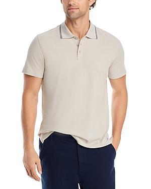 Atm Anthony Thomas Melillo Classic Cotton Jersey Tipped Regular Fit Polo Shirt Product Image