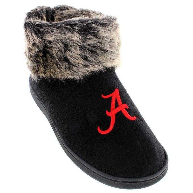 Alabama Crimson Tide Womens Faux Fur Boot Slippers Product Image