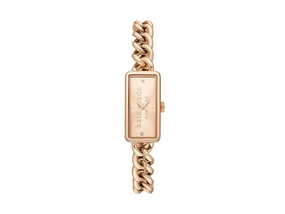 Womens Rosedale Rose-Goldtone Stainless Steel & Cubic Zirconia Bracelet Watch/16MM Product Image