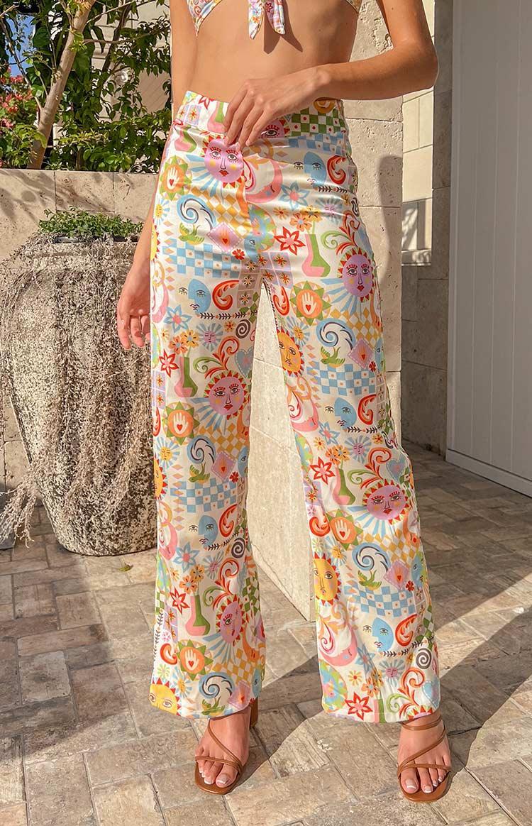 Mykonos Euro Summer Print Pants Product Image