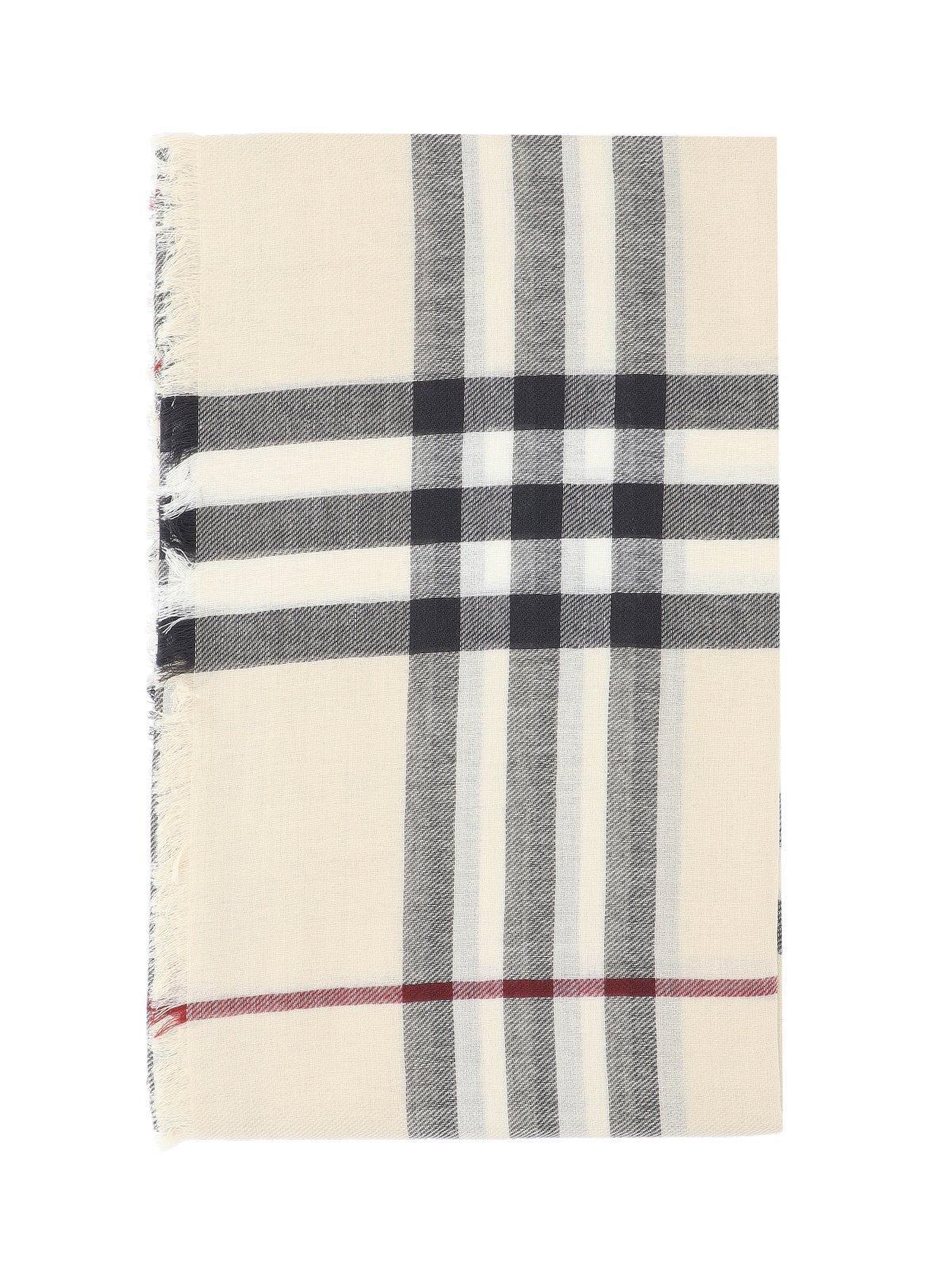 BURBERRY Scarves In Panna Product Image