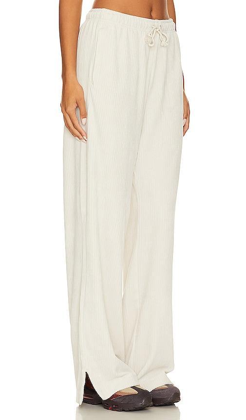 Nike Velour Wide-leg Pants in Beige. Product Image