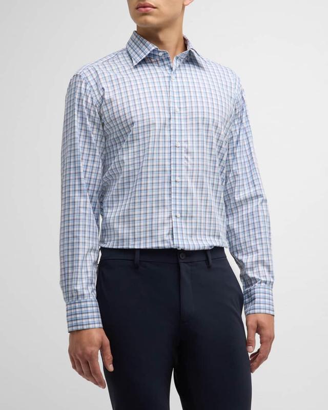 Mens Howgill Cotton Check Sport Shirt Product Image