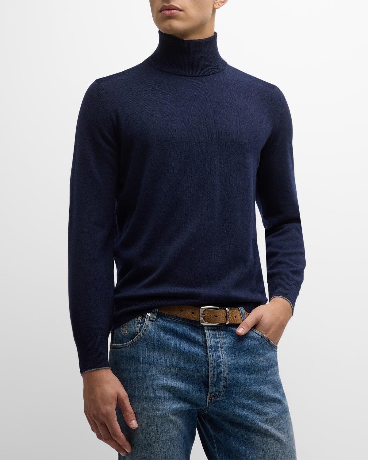 Mens Cashmere Turtleneck Sweater Product Image