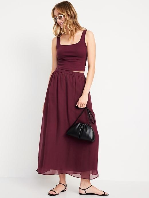 Chiffon Maxi Skirt Product Image