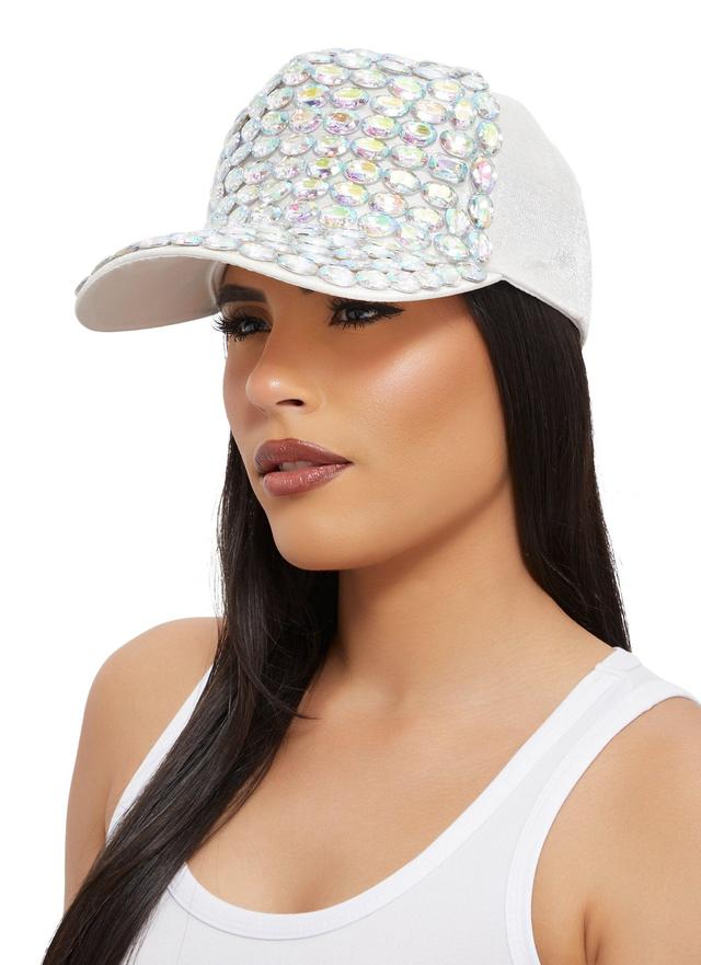 Gemstone Baseball Cap Female Product Image