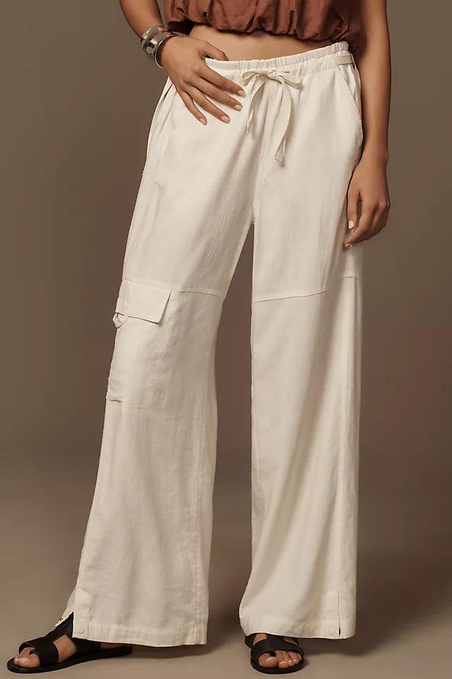 Pilcro Linen Beach Cargo Pants Product Image