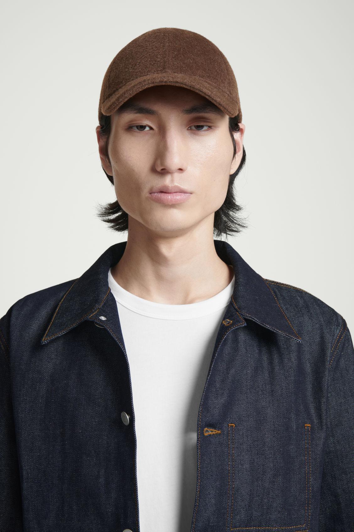 WOOL-BLEND BASEBALL CAP Product Image