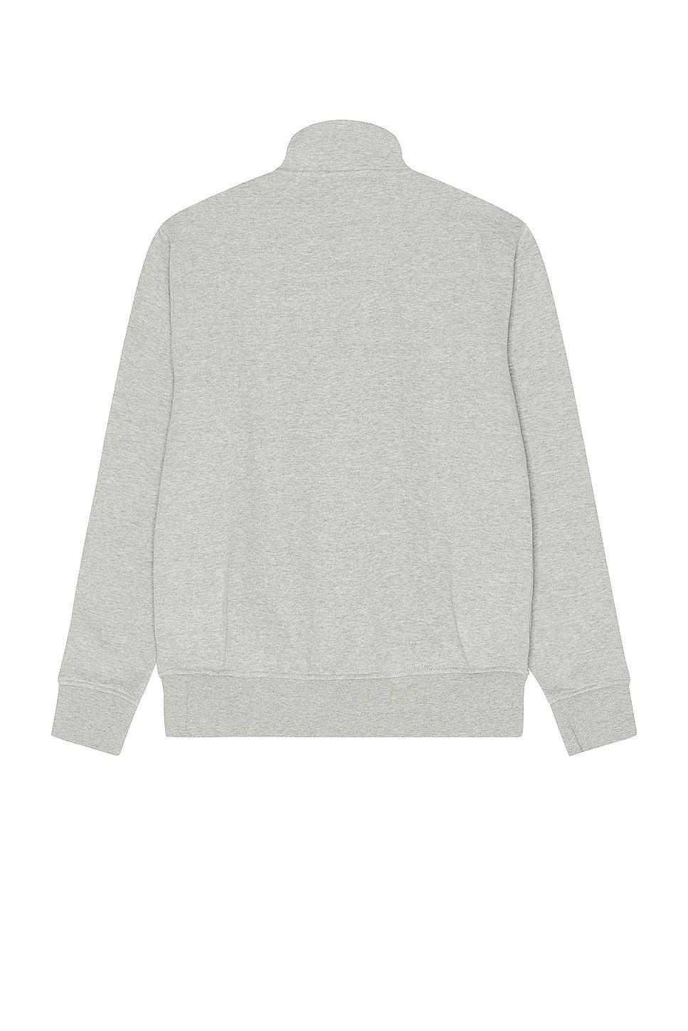 Polo Ralph Lauren Long Sleeve Zip Sweater in Andover Heather - Grey. Size L (also in M). Product Image