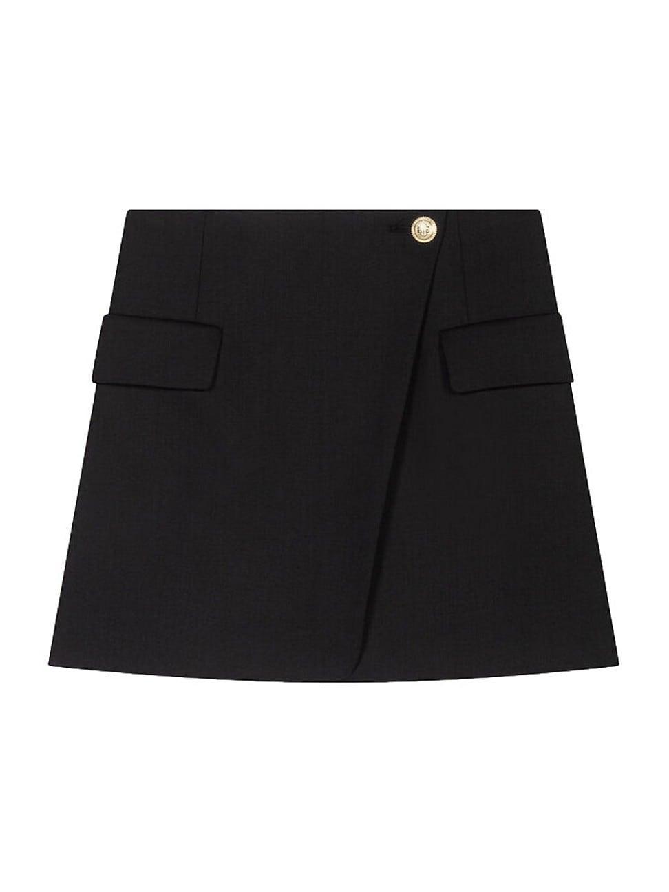 Womens Asymmetric Wrap Skirt Product Image