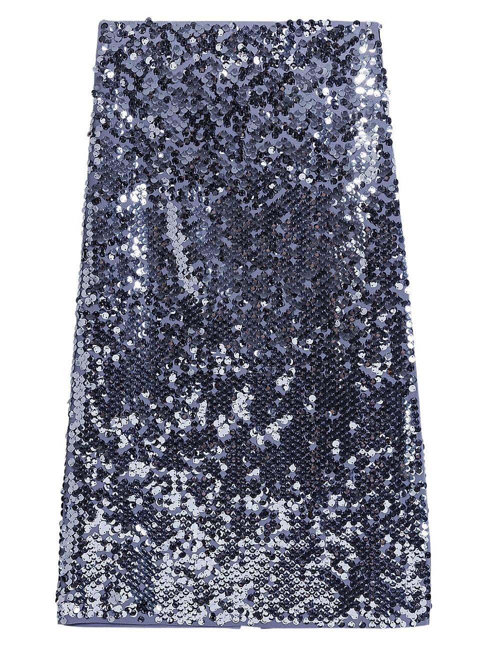 Womens Knit Skirt with Sequins product image