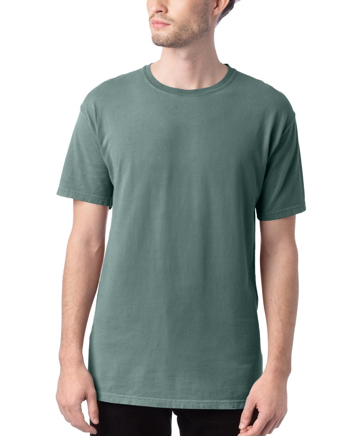 Hanes Mens Garment Dyed Cotton T-Shirt Spanish Moss 2XL Product Image