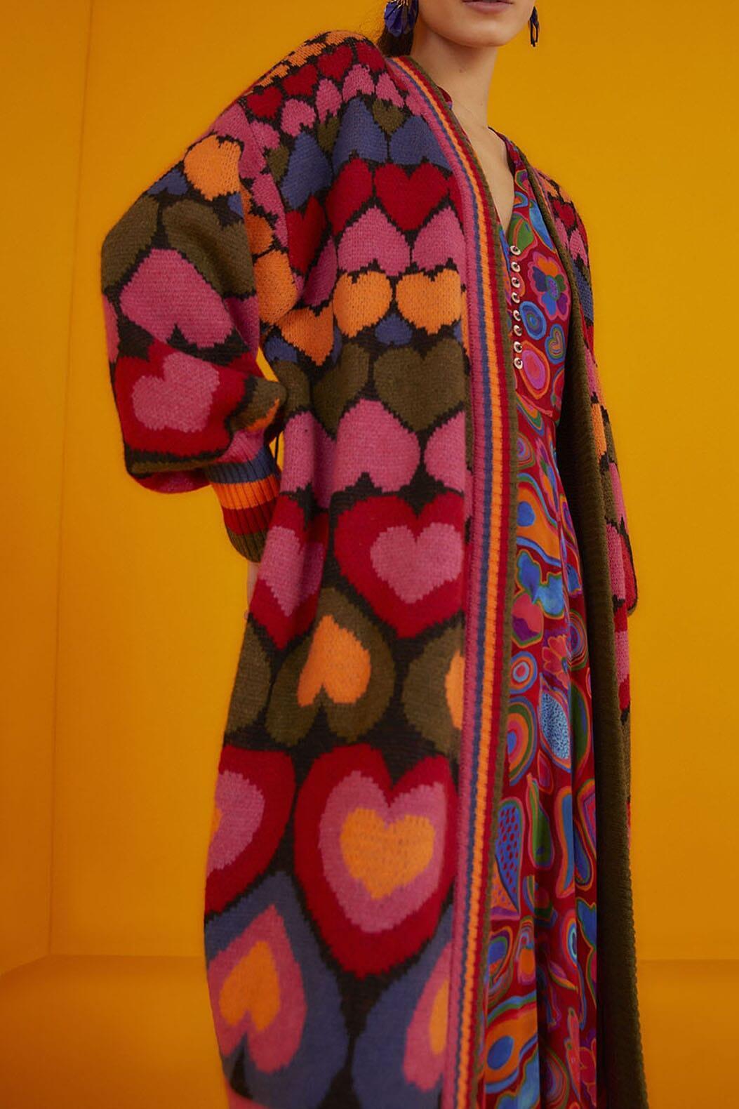 Full Of Hearts Midi Cardigan, FULL OF HEARTS / S Product Image