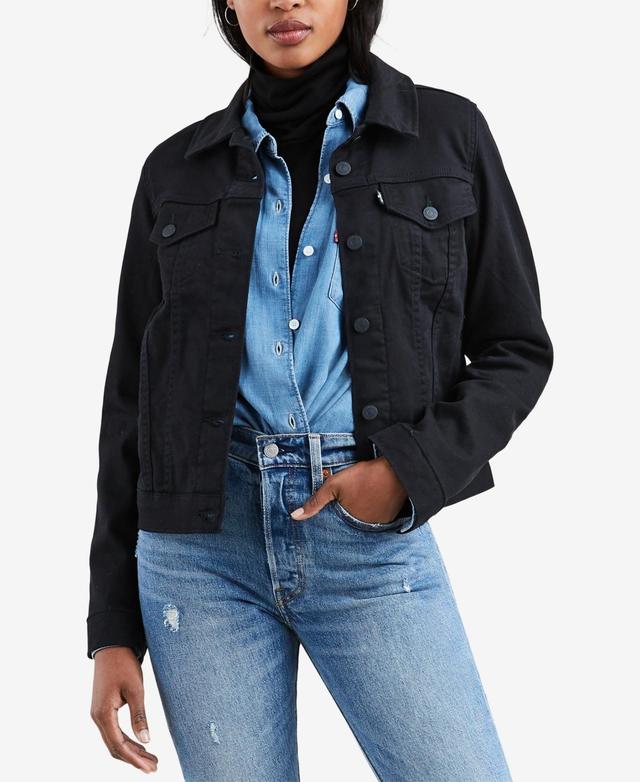 Women's Original Cotton Denim Trucker Jacket Product Image