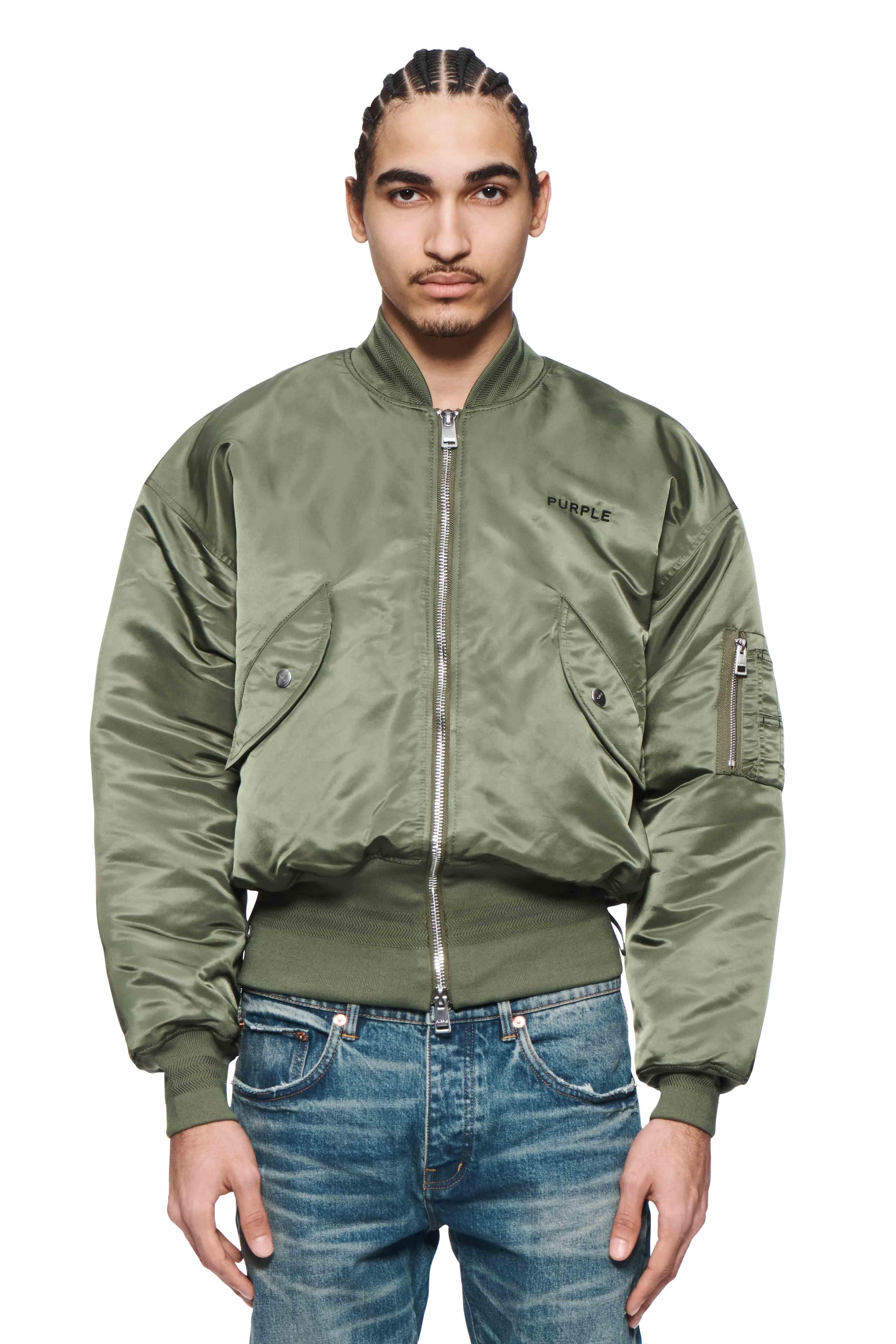 Wordmark Bomber Jacket Male Product Image