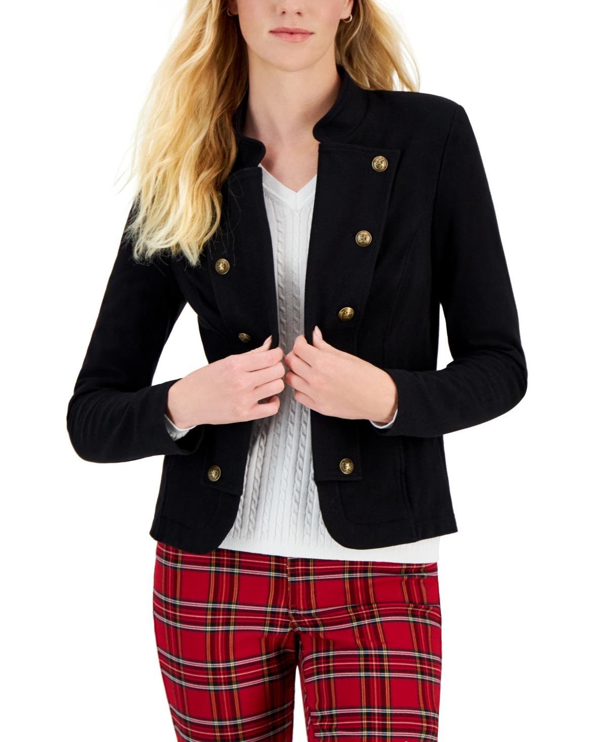 Womens Tommy Hilfiger Marled Band Jacket Product Image