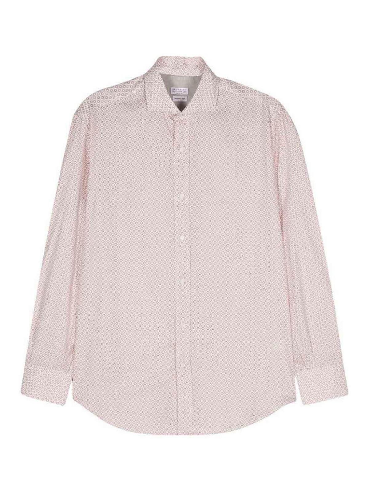 BRUNELLO CUCINELLI Shirt In White Product Image