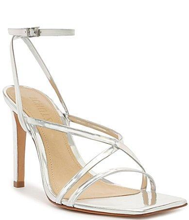 Schutz Bari Patent Leather Strappy Dress Sandals Product Image
