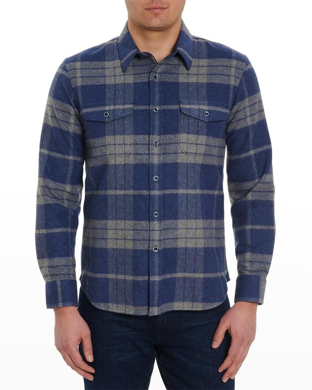 Mens Dalton Buffalo Check Overshirt Product Image