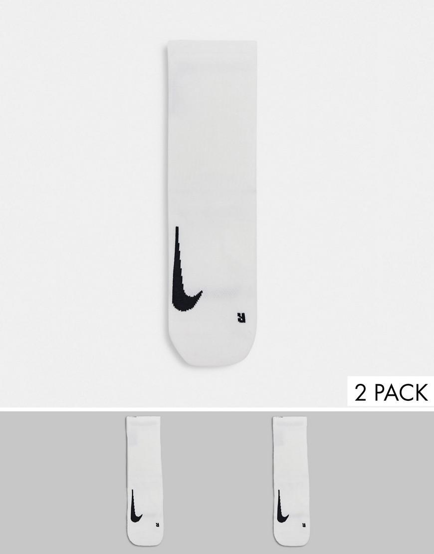 NIKE Multiplier Socks In White Product Image