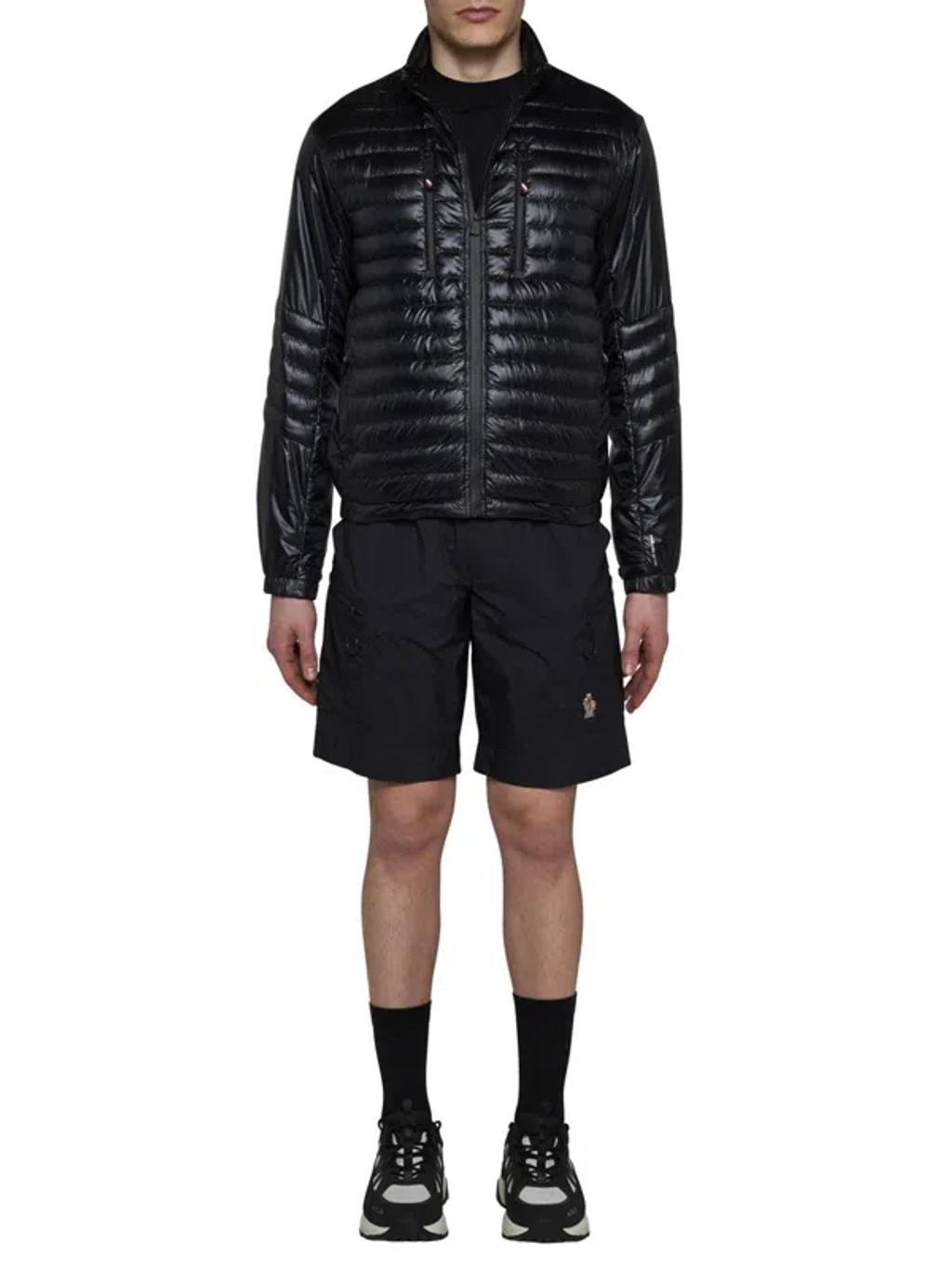 MONCLER Grenoble Drawstring Bermuda Shorts In Black Product Image