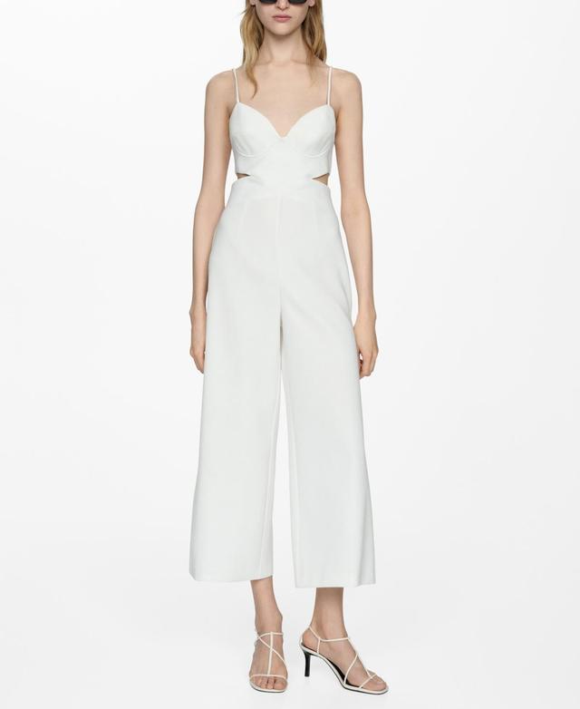 Women's Side Slits Detail Strap Jumpsuit Product Image