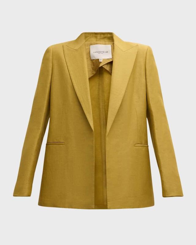 Open-Front Peak-Lapel Blazer Product Image